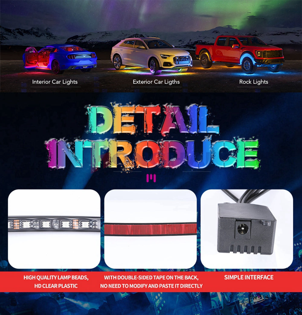 Smart LED Interior Car Lights