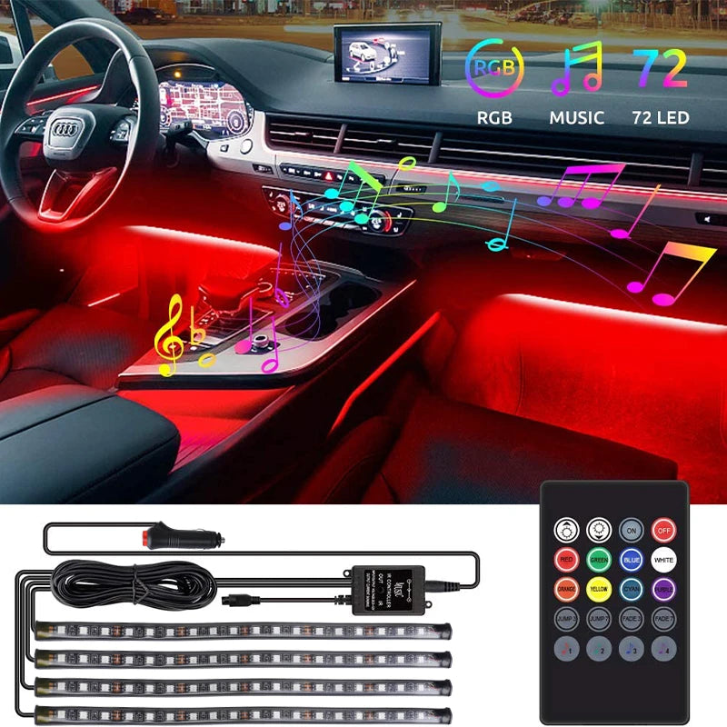 Smart LED Interior Car Lights