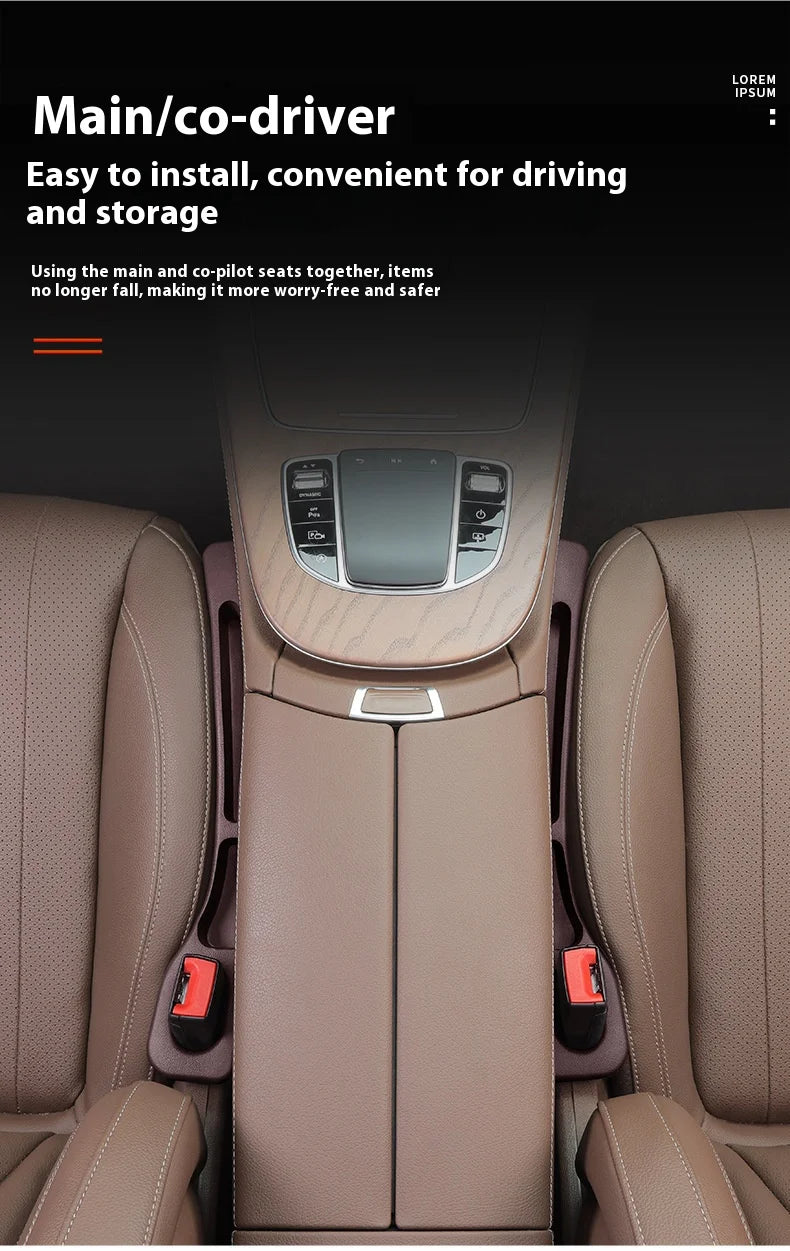 Universal Car Seat Gap Filler-Anti-Drop Organiser (2 Pack)