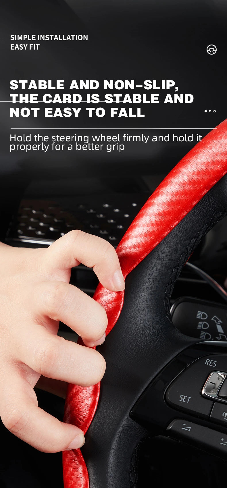 CarbonGrip Steering Wheel Upgrade